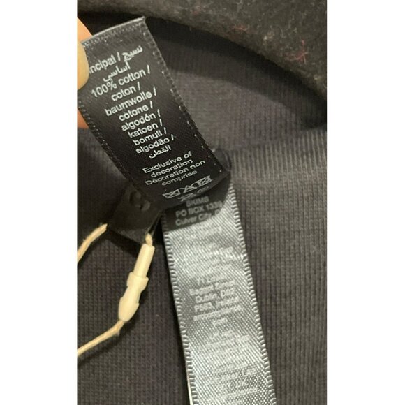 Skims Oversized Black Boyfriend Fleece Wrap Trench Coat NWT - Picture 9 of 10